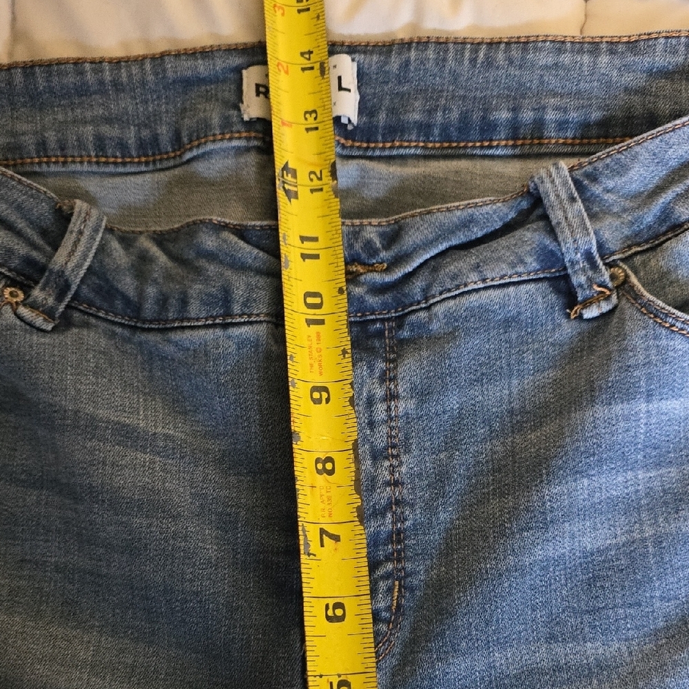 Rebel Wilson Angels "The Dazzler" Ankle Cropped Jeans with Frayed Hem Size 16W - Picture 5 of 10